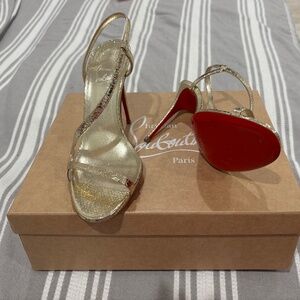 Gold Christian Louboutin